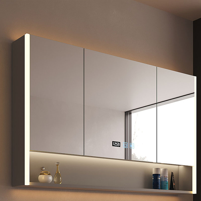 Home Bathroom Organizer - Luxe moderne badkamerkast Houten decoraties Display