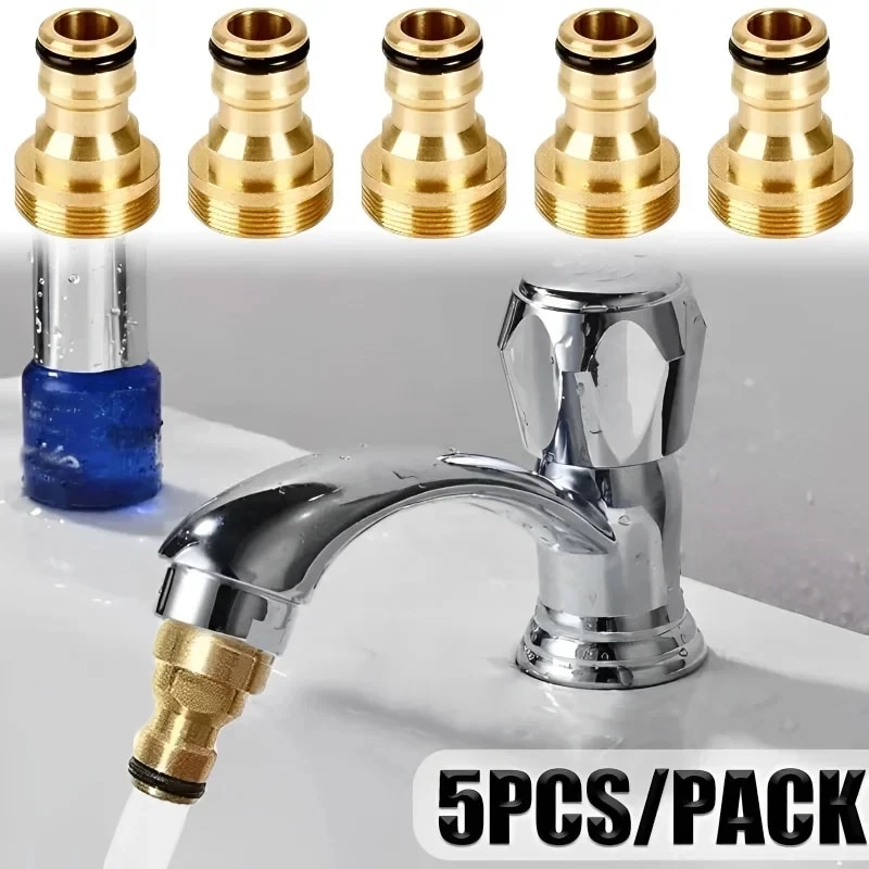 Basin Mixer Tap - 1/2/5PCS Universele Kraan Keuken Adapters Messing
