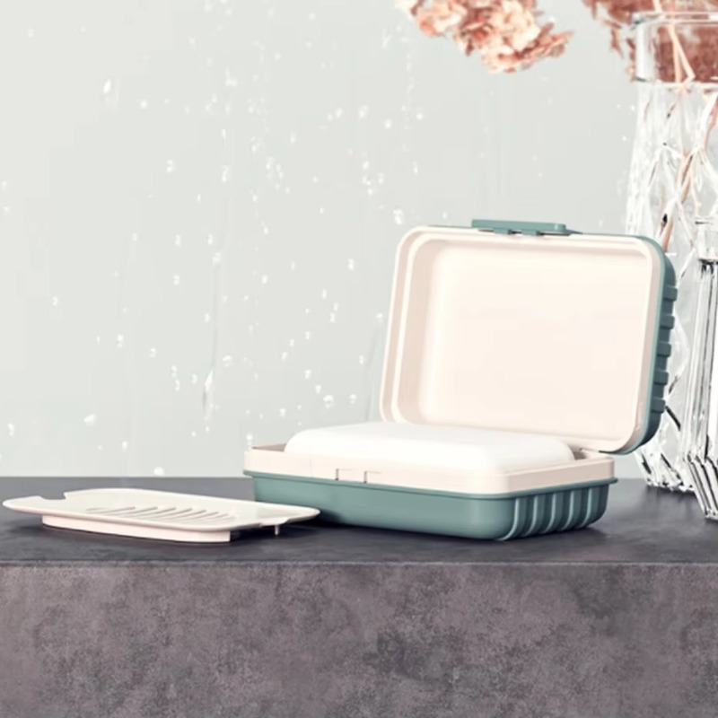 Kunststof zeepbakje met deksel - Home Essentials Bathroom Storage recensie en prijs