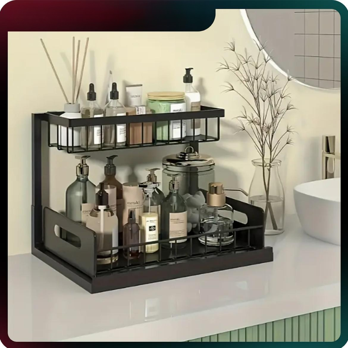 Zware uitklapbare kastorganize - Home Bathroom Organizer recensie en prijs