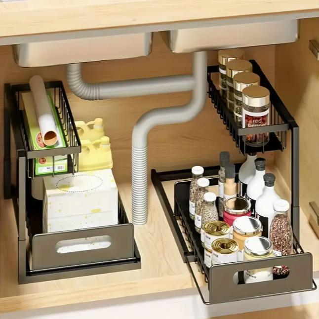 Zware uitklapbare kastorganize - Home Bathroom Organizer recensie en prijs