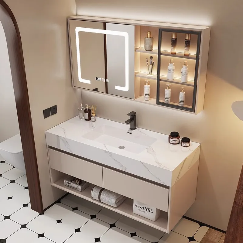 Moderne badkamerijdelheid leis - Home Bathroom Vanity Combo recensie en prijs