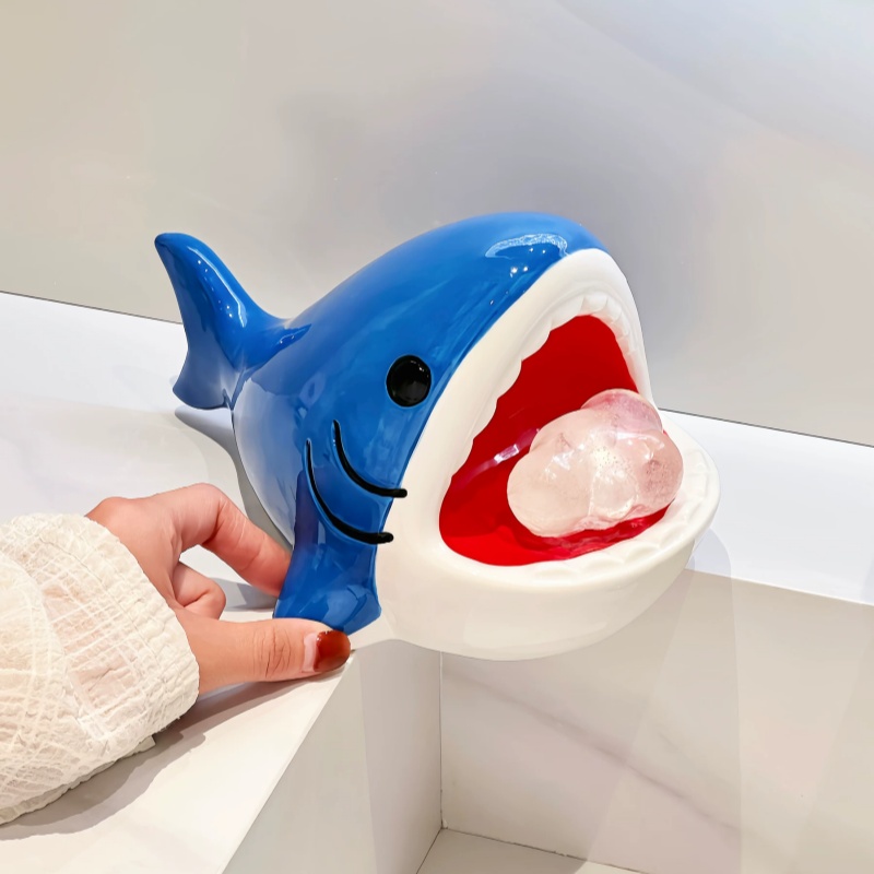 Leuke Cartoon Grote Mond Haai  - Home Edit Bathroom Storage recensie en prijs
