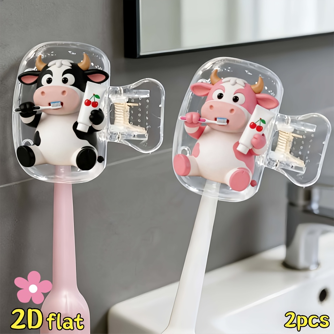 2 stuks Koeien-tandenborstelho - Home Essentials Bathroom Storage recensie en prijs